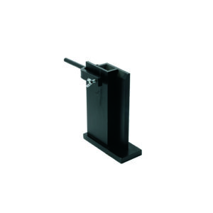 Staffa verticale in ghisa per lastra 100x45x4,5 mm - FOV