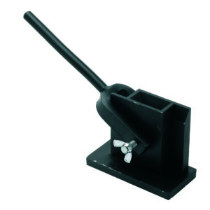 Staffa verticale in ghisa per lastra 70x45x4,5 mm