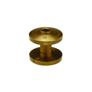 Mozzo portadischi ottone