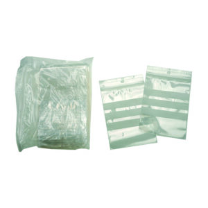 Sacchetto plastica minigrip scrivibile 100x150 3 fasce – confezione da 100pcs