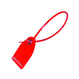 Sigillo in plastica per chiusura scatole Orobox - Plastic seal for closing Orobox boxes.